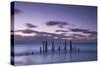 Australia, Fleurieu Peninsula, Port Willunga, Old Jetty, Dusk-Walter Bibikow-Stretched Canvas