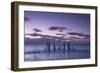 Australia, Fleurieu Peninsula, Port Willunga, Old Jetty, Dusk-Walter Bibikow-Framed Photographic Print