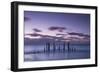 Australia, Fleurieu Peninsula, Port Willunga, Old Jetty, Dusk-Walter Bibikow-Framed Photographic Print