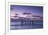 Australia, Fleurieu Peninsula, Port Willunga, Old Jetty, Dusk-Walter Bibikow-Framed Photographic Print