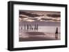 Australia, Fleurieu Peninsula, Port Willunga, Old Jetty, Dusk-Walter Bibikow-Framed Photographic Print