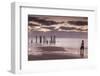 Australia, Fleurieu Peninsula, Port Willunga, Old Jetty, Dusk-Walter Bibikow-Framed Photographic Print