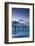 Australia, Fleurieu Peninsula, Port Willunga, Old Jetty, Dusk-Walter Bibikow-Framed Photographic Print