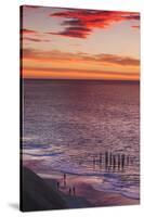 Australia, Fleurieu Peninsula, Port Willunga, Sunset-Walter Bibikow-Stretched Canvas