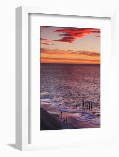 Australia, Fleurieu Peninsula, Port Willunga, Sunset-Walter Bibikow-Framed Photographic Print