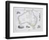 Australia, from a Series of World Maps, c.1850-John Rapkin-Framed Giclee Print