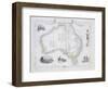 Australia, from a Series of World Maps, c.1850-John Rapkin-Framed Giclee Print