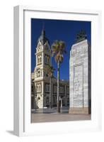 Australia, Glenelg, Glenelg Town Hall and War Memorial-Walter Bibikow-Framed Photographic Print