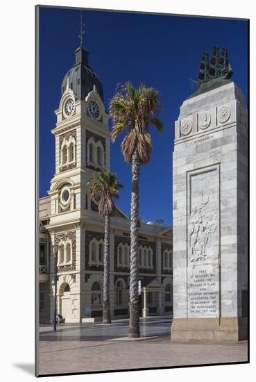 Australia, Glenelg, Glenelg Town Hall and War Memorial-Walter Bibikow-Mounted Photographic Print