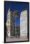 Australia, Glenelg, Glenelg Town Hall and War Memorial-Walter Bibikow-Framed Photographic Print