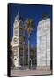 Australia, Glenelg, Glenelg Town Hall and War Memorial-Walter Bibikow-Framed Stretched Canvas