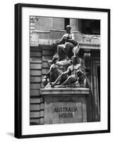 Australia House Statue-null-Framed Photographic Print