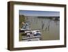 Australia, Murray River Valley, Blanchetown, Murray River, Houseboats-Walter Bibikow-Framed Photographic Print