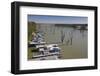 Australia, Murray River Valley, Blanchetown, Murray River, Houseboats-Walter Bibikow-Framed Photographic Print