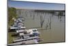 Australia, Murray River Valley, Blanchetown, Murray River, Houseboats-Walter Bibikow-Mounted Photographic Print