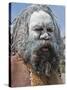 Australia New South Wales, an Aboriginal Man at Katoomba-Nigel Pavitt-Stretched Canvas