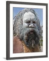 Australia New South Wales, an Aboriginal Man at Katoomba-Nigel Pavitt-Framed Photographic Print