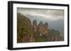 Australia, New South Wales, Blue Mountains, Echo Point, Three Sisters-Rona Schwarz-Framed Photographic Print