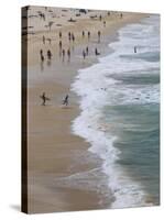 Australia, New South Wales, Sydney, Bondi Beach-Walter Bibikow-Stretched Canvas