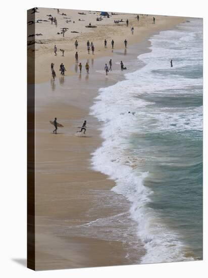 Australia, New South Wales, Sydney, Bondi Beach-Walter Bibikow-Stretched Canvas