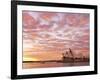 Australia, New South Wales, Sydney, Sydney Opera House, Boat in Harbour at Sunrise-Shaun Egan-Framed Photographic Print