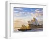 Australia, New South Wales, Sydney, Sydney Opera House, Boat Infront of Opera House-Shaun Egan-Framed Photographic Print