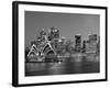 Australia, New South Wales, Sydney, Sydney Opera House, City Skyline at Dusk-Shaun Egan-Framed Photographic Print