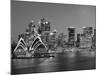 Australia, New South Wales, Sydney, Sydney Opera House, City Skyline at Dusk-Shaun Egan-Mounted Photographic Print