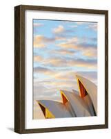 Australia, New South Wales, Sydney, Sydney Opera House, Close-Up at Sunrise-Shaun Egan-Framed Photographic Print