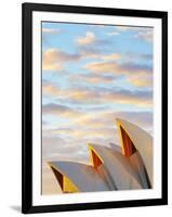 Australia, New South Wales, Sydney, Sydney Opera House, Close-Up at Sunrise-Shaun Egan-Framed Photographic Print