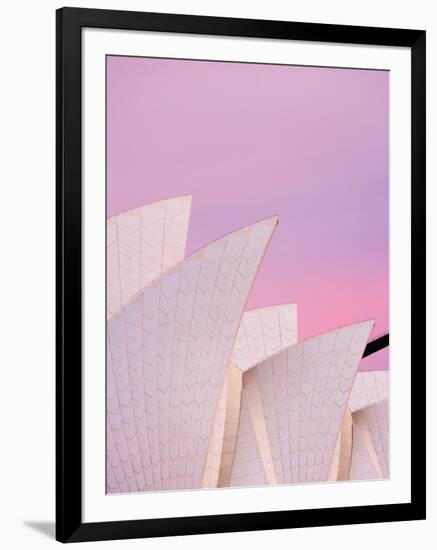 Australia, New South Wales, Sydney, Sydney Opera House, Close-Up of Opera House at Dawn-Shaun Egan-Framed Photographic Print