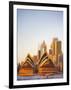 Australia, New South Wales, Sydney, Sydney Opera House, Passenger Ferry Passing Opera House-Shaun Egan-Framed Photographic Print