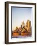 Australia, New South Wales, Sydney, Sydney Opera House, Passenger Ferry Passing Opera House-Shaun Egan-Framed Photographic Print