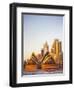 Australia, New South Wales, Sydney, Sydney Opera House, Passenger Ferry Passing Opera House-Shaun Egan-Framed Photographic Print