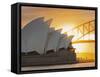 Australia, New South Wales, Sydney, Sydney Opera House,-Shaun Egan-Framed Stretched Canvas