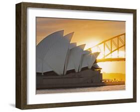 Australia, New South Wales, Sydney, Sydney Opera House,-Shaun Egan-Framed Photographic Print