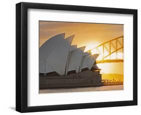 Australia, New South Wales, Sydney, Sydney Opera House,-Shaun Egan-Framed Photographic Print