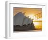 Australia, New South Wales, Sydney, Sydney Opera House,-Shaun Egan-Framed Photographic Print