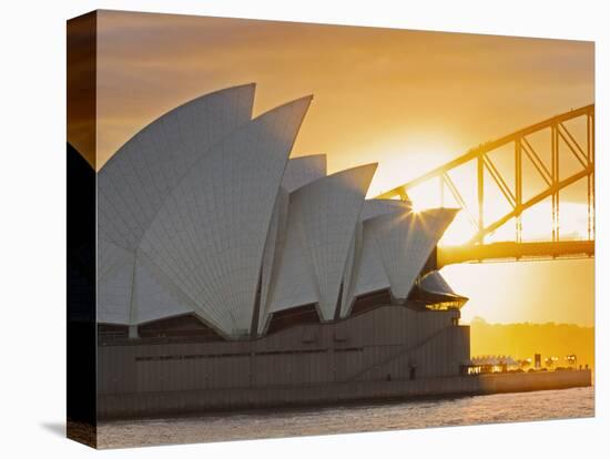 Australia, New South Wales, Sydney, Sydney Opera House,-Shaun Egan-Stretched Canvas