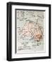 Australia Old Map. By Paul Vidal De Lablache, Atlas Classique, Librerie Colin, Paris, 1894-marzolino-Framed Art Print