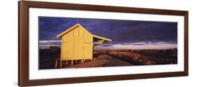 Australia Outback Railway Station Near Broken Hill-null-Framed Photographic Print