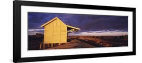 Australia Outback Railway Station Near Broken Hill-null-Framed Photographic Print