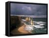 Australia, Port Campbell NP. Twelve Apostles Rock Formation-Howie Garber-Framed Stretched Canvas