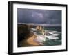 Australia, Port Campbell NP. Twelve Apostles Rock Formation-Howie Garber-Framed Premium Photographic Print