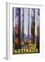 Australia Poster by Percy Trompf-null-Framed Giclee Print