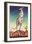 Australia Poster-Eileen Mayo-Framed Giclee Print