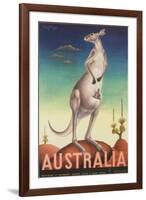 Australia Poster-Eileen Mayo-Framed Giclee Print