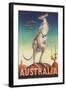 Australia Poster-Eileen Mayo-Framed Giclee Print