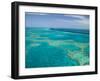 Australia, Queensland, Whitsunday Coast, Great Barrier Reef, Aerial View-Walter Bibikow-Framed Photographic Print