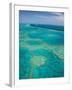 Australia, Queensland, Whitsunday Coast, Great Barrier Reef, Aerial View-Walter Bibikow-Framed Photographic Print